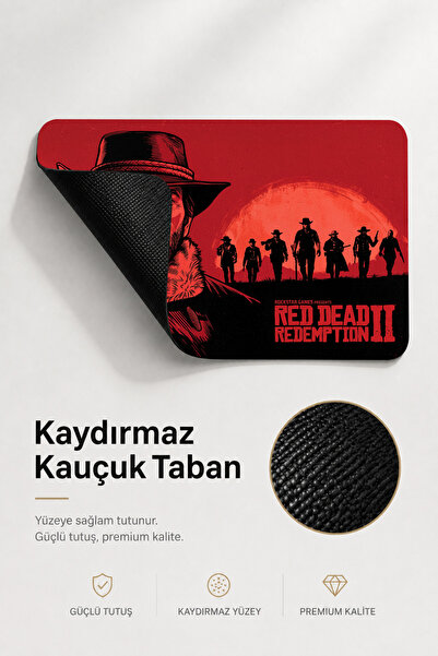 Artmium Red Dead Redemption Mousepad - Arthur Morgan Özel Tasarım 40x28 cm