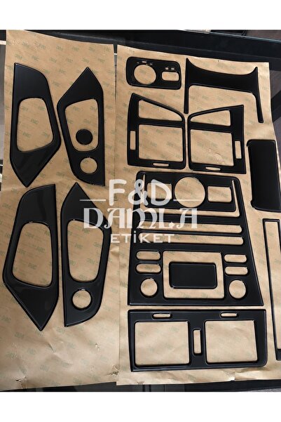 FD Damla Etiket طقم تزيين لوحة التحكم المركزية لسيارة سيات إيبيزا كوردوبا، مط...