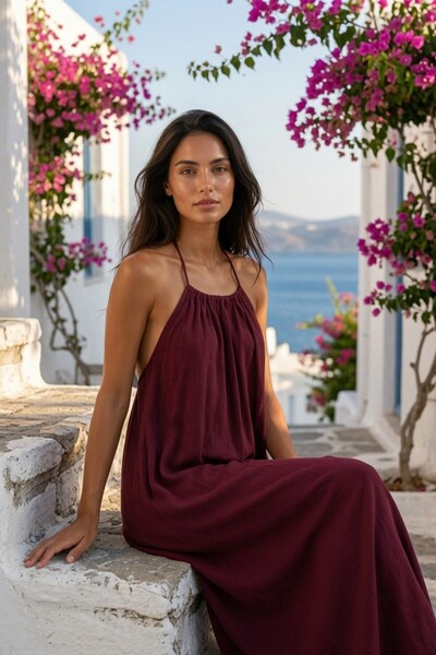 shE tekstil İnce Askili Elbise
