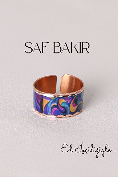 Store Copper Printed Handcrafted Ring