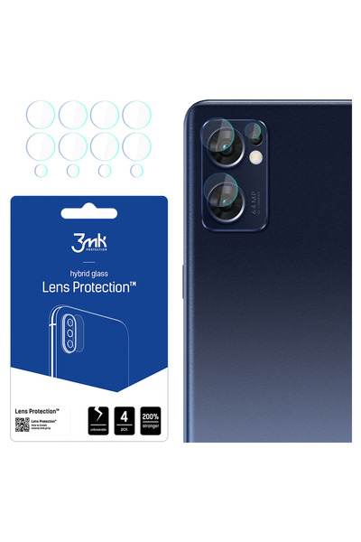 3MK Protecție lentilă pentru Oppo Find X5 Lite 5G. Protecție frontală completă.