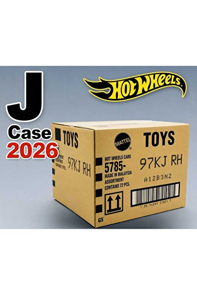 HOT WHEELS 2026 Mix J 72’li Kapalı Koli Fabrika Bantlı Orijinal Koleksiyon Ar...