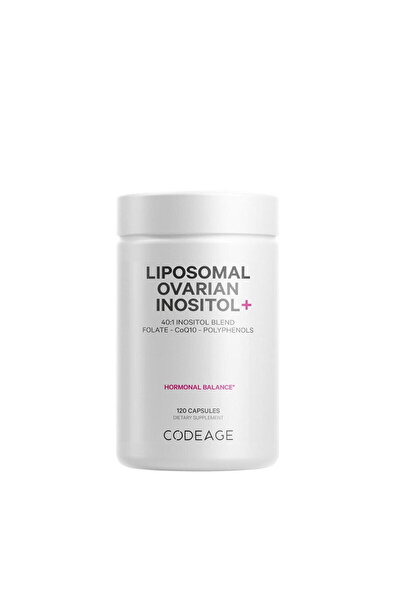 Codeage Liposomal Ovarian Inositol+ (Myo-Inozitol Ovarian cu Coenzima Q10) 12...