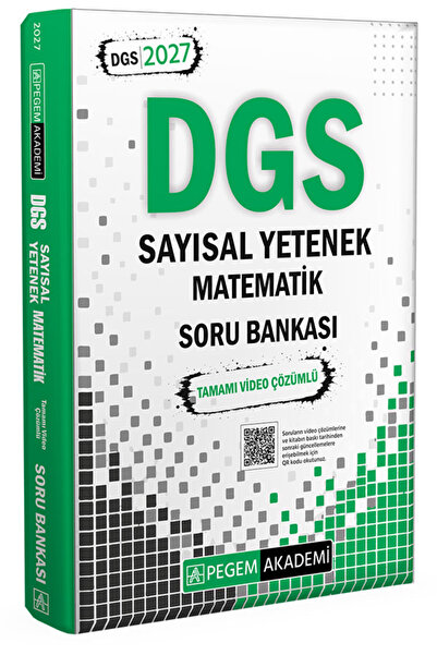 Pegem Akademi Yayıncılık 2027 DGS Sayısal Yetenek Matematik Tamamı Video Çözü...