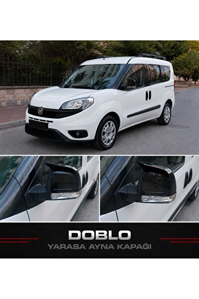 MODxAUTO FİAT DOBLO 2010-2022 YARASA AYNA KAPAĞI A+ (PİANO BLACK)