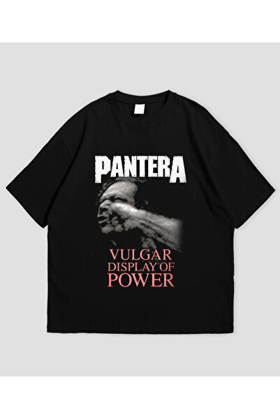 Grafftee Clothing Μπλουζάκι Unisex Oversize με στάμπα Pantera