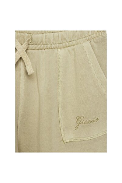 Guess Pantaloni de fetiță din material textil J5RQ14KAD74 Verzi