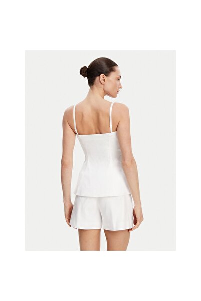 Guess Top de damă W5GH0LWH5L2 Alb