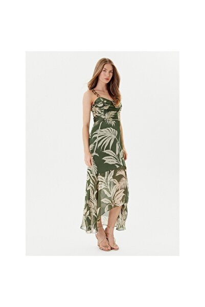 Guess Rochie de vară pentru femei W5YK64WCWF2 Verde