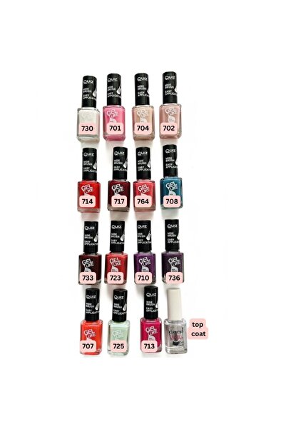 BEAUTY BOUTIQUE QUIZ Βερνίκια Νυχιών Gel Like 12ml 733