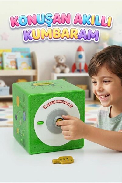 Tıfıl Toys Konuşan Akıllı Kumbara - Eğitici Şifreli ve Sesli Özel Anahtarlı O...