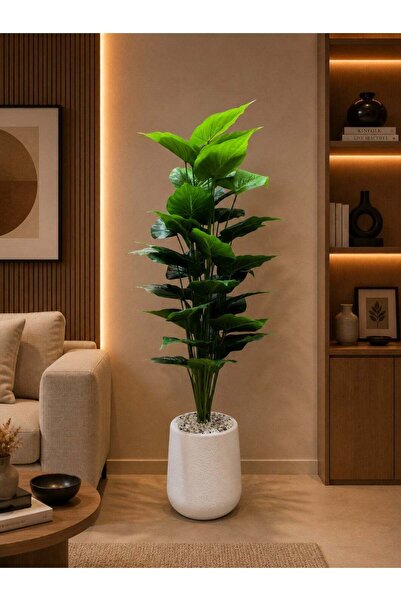 BYT ALRWASM FOR TRADE Luxury Artificial Alocasia Tree – 130 cm Height