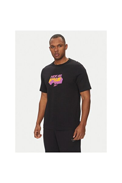Reebok Ανδρικό T-shirt 100218834 Μαύρο