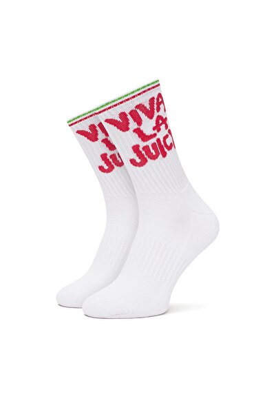 Juicy Couture Șosete lungi de damă JCAXS125718 Albe