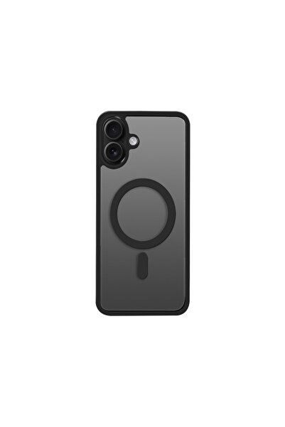 NO BRAND Husă TECTO SHIELD Satin Matt MagSafe pentru Apple iPhone 16 Plus Negru