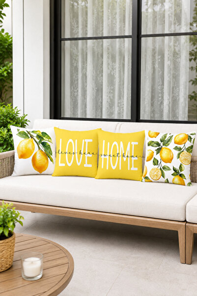 Bebişim Halı Cushion & Cushion Cover - Yellow - 4