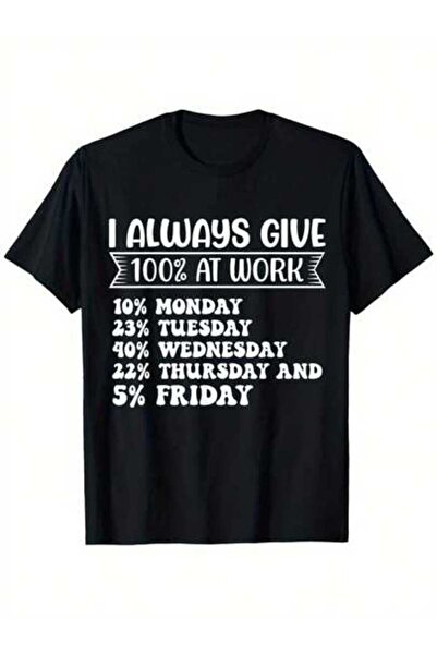 Astogria13 تي شيرت I Always Give At Funny Work Quotes Humor Sarcastic، تي شير...