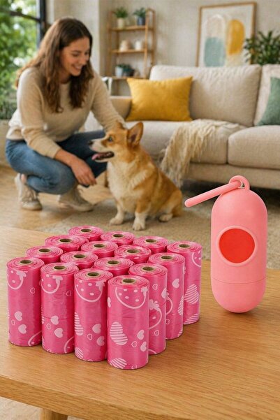 Generic 240 Plant Based Leakproof Dog Poop Bags Rolls Dispenser Clip Unscente...