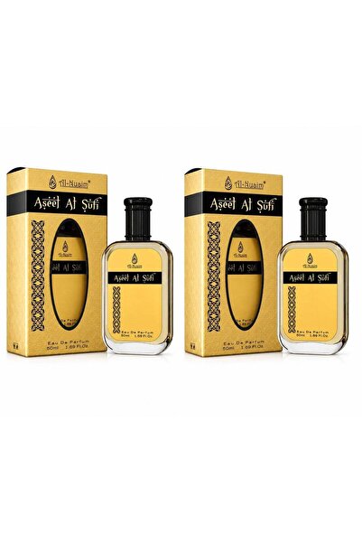 Al Nuaim Al-Nuaim Aseel Al Sufi Eau de Parfum for Men & Women, Pack of 2 x 50...