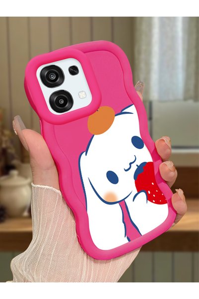 Hontinga Oppo A6 Pro 5g Compatible Case Camera Protector Red Silicone Couple ...