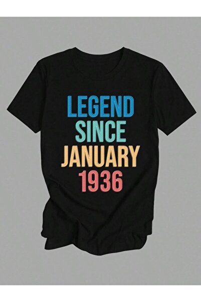 799 1pc Men'S 100% 180gsm Heavyweight T-Shirt Vintage 1936 Design With Age Nu...
