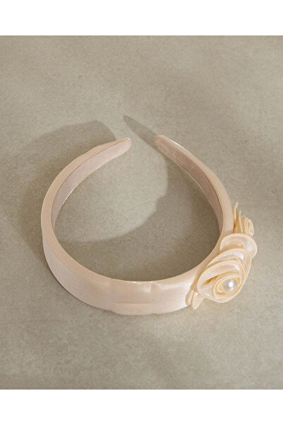 REDTAG ربطة شعر نسائية وردية مزينة