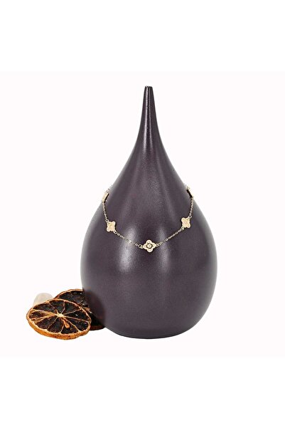 Jewellery Turk 14 Ayar Sıralı Yonca Bileklik