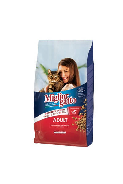 MORANDO MIGLIOR MIGLIOR ΓΑΤΟΤΡΟΦΗ ΚΡΟΚΕΤΑ 2kg - (ΒΟΔΙΝΟ)