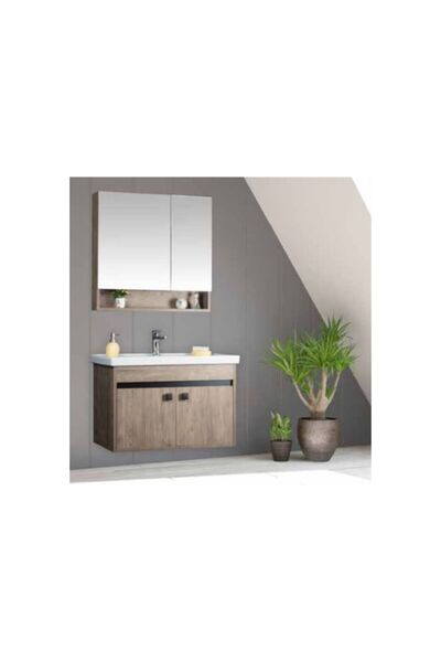 PREMİUM 80 CM Banyo Dolabı
