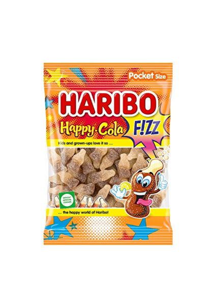 Haribo ΖΑΧΑΡΩΤΑ 80gr - (HAPPY COLA) (FIZZ)