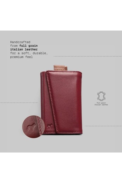 The Frenchie Co. Speed Wallet | Ultra Slim Front Pocket Wallet for Men & Women | RFID Blocking Quick-Access Card Holder with Pull Tab | Full-Grain Italian Leather Minimalist Design | Holds up to 14 Cards & Cash