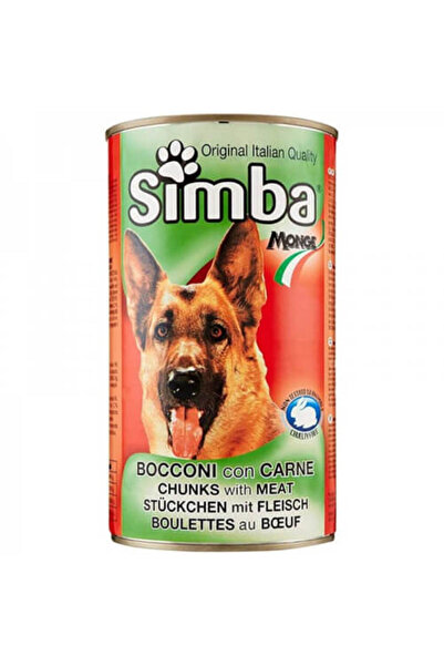 Simba ΣΚΥΛΟΤΡΟΦΗ ΚΟΝΣΕΡΒΑ 1230gr - (ΒΟΔΙΝΟ)
