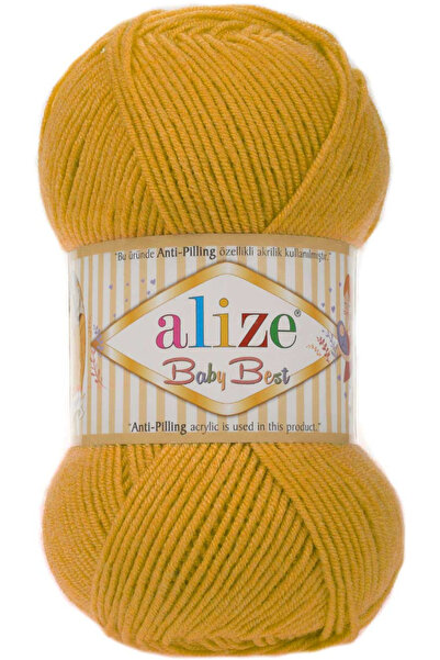 Alize Baby Best 281 Kanarya %10 Bambu - %90 Akrilik Tüylenme Yapmayan Bebek E...