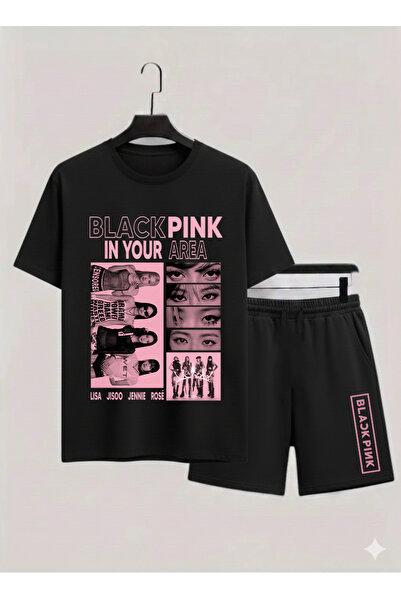 MAGORS Blackpink K-Pop Band Printed Cotton Short Sleeved Children's Tshirt-Sh...