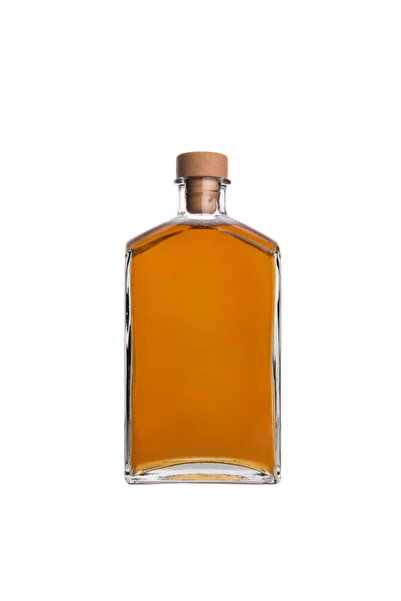 LimArt Recipient decorativ din sticla 500 ml, cu dop sintetic, design elegant...