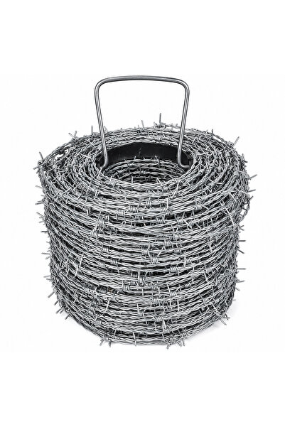 İSTANBUL ÇİT METAL Galvanizli Dikenli Tel 1,60 x 1,50 mm 125 Metre Rulo – Bah...