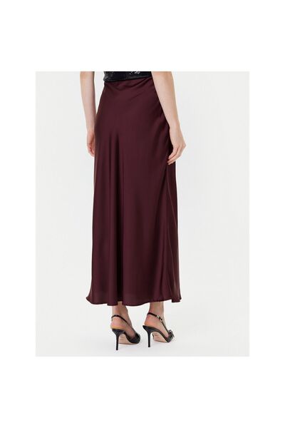 Guess Fustă midi de damă W5YD55WF1T2 Bordeaux