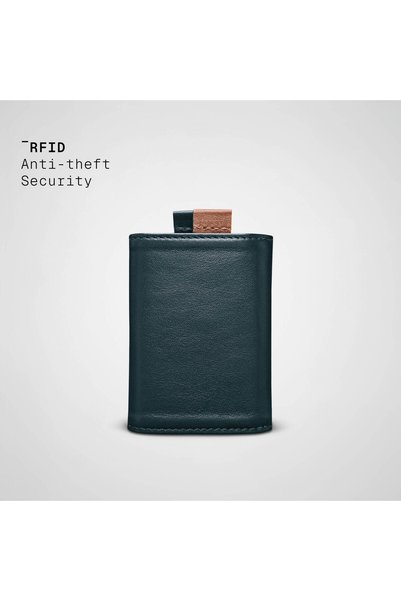 The Frenchie Co. Speed Wallet Mini RFID Blocking Minimalist Wallet, Holds Up to 12 Cards & Cash, Italian Full-Grain Leather, Magnetic Closure, Quick-Access Pull Tab, Handcrafted for Men & Women