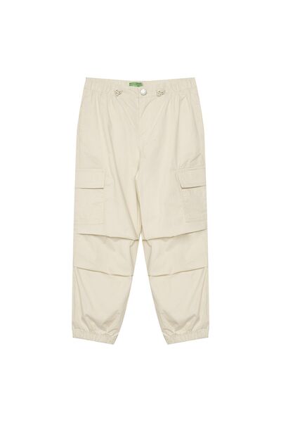 United Colors of Benetton Pantaloni din material textil pentru fete 4L2VCF046...