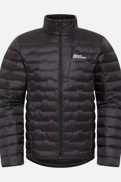 Jack Wolfskin Geacă de puf pentru bărbați A61836 Negru