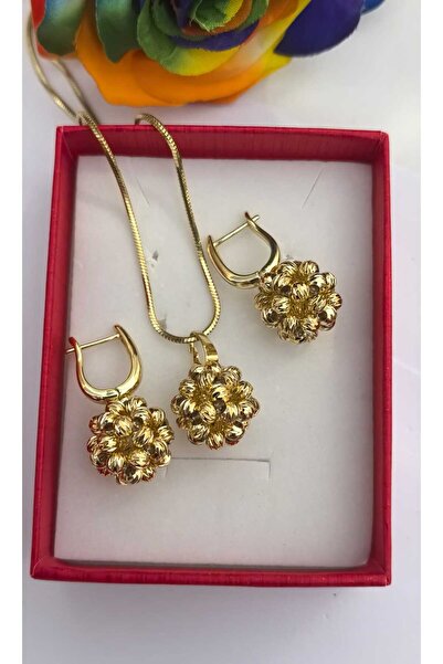 Generic Brand 14K GOLD PLATED JEWELRY GRAPES Top Bottom Set