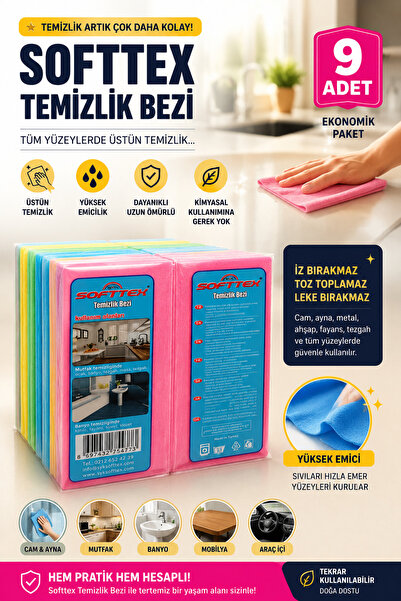 Monrize Concept 9-dijelni ekonomičan set krpa za čišćenje | Višenamenska kuhi...