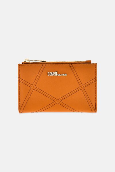 Cavalli Class Women Brand Logo Wallet, Brown