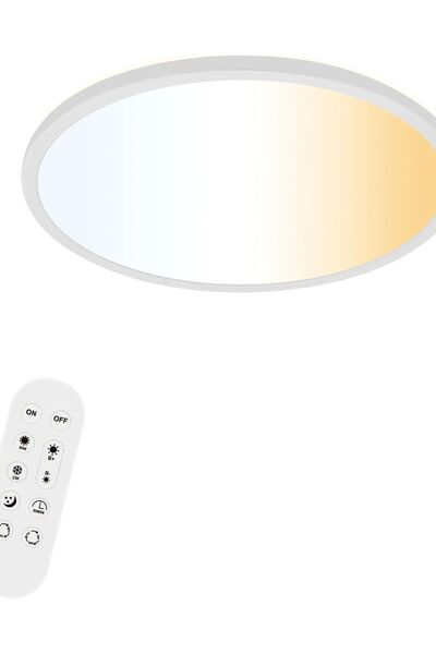 OEM Lampă de tavan LED Panou Dimmabil Modern Telecomandă Alb 42 cm