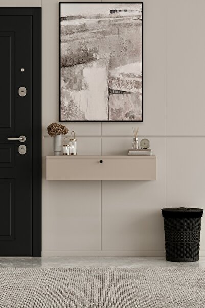 Furnitt Home Asur Kumtaşı Bej 90 cm Dresuar (100% MDF)