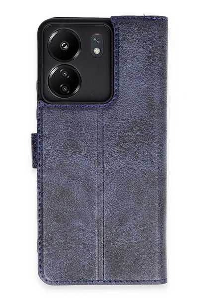 New Face حافظة ILKESTOR لهاتف Redmi 13C طراز Tr S Plus (153030) - أزرق داكن
