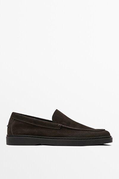 Massimo Dutti Süet deri makosen