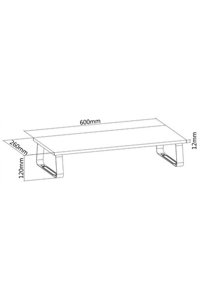 Techly ICA-MS 600TY Стойка за монитор, 20 кг, Сив