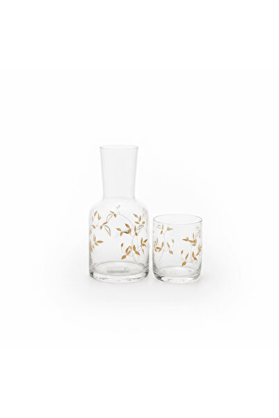 Velvet Glass Water Carafe with Tumbler — 750 ml