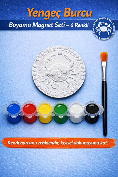 Yengeç Burcu Boyama Magnet Seti